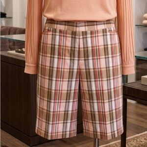 Dockers Plaid Bermuda Shorts.